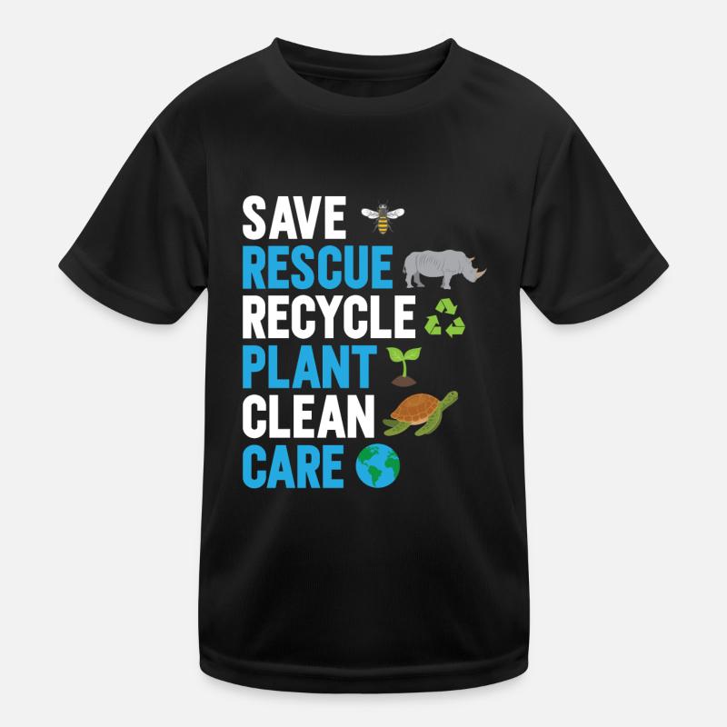 Umweltschützer Grüne Umweltschutz Spruch Öko Kinder Funktions-T-Shirt