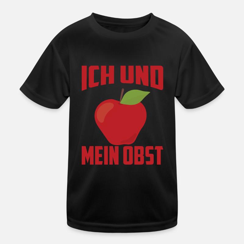 ICH UND MEIN OBST APFEL Kinder Funktions-T-Shirt