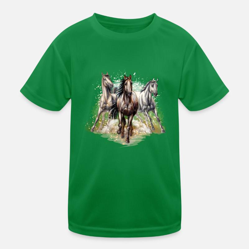 Chevaux T-shirt sport Enfant