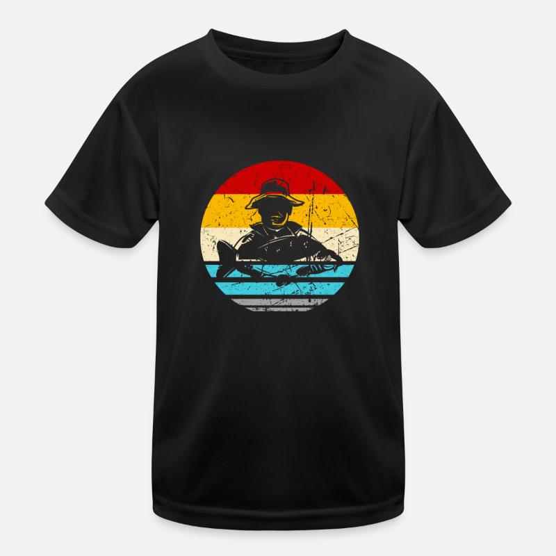 Karpfen Angler Karpfen angeln Fisch Kinder Funktions-T-Shirt
