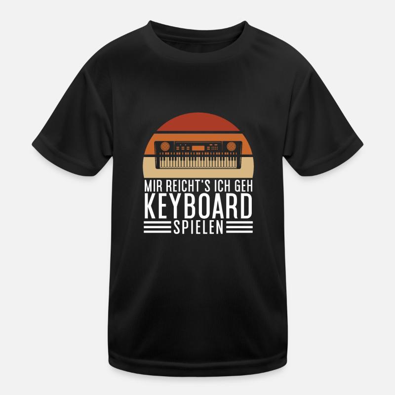Keyboard Musiker Freunde Witziger Spruch Humor Kinder Funktions-T-Shirt