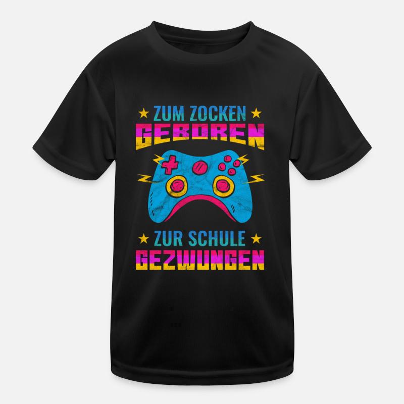 Jeu Gamer Jeu de jeu école élèves Sort T-shirt sport Enfant