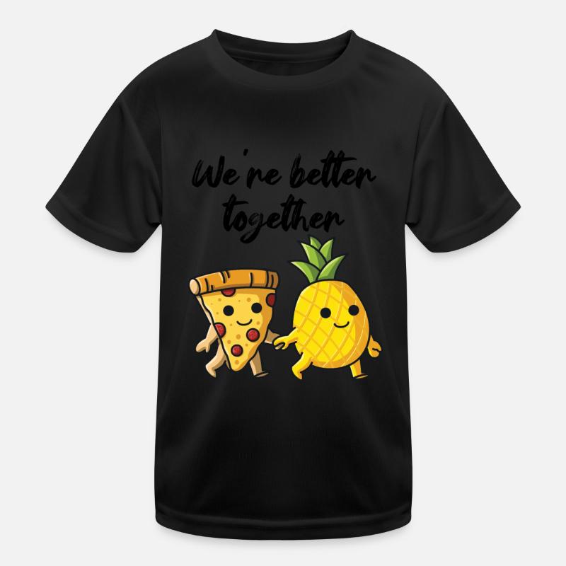 Pizza Hawaii Ananas Pizza essen Pizza & Ananas Kinder Funktions-T-Shirt