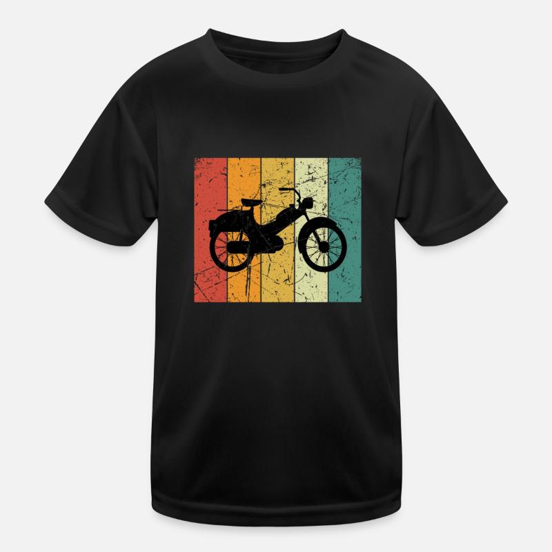 Mobylette Mobylette Mobylette Mobylette Mokick - T-shirt sport Enfant - noir
