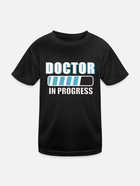 Docteur Docteur Travail Médecins - T-shirt sport Enfant - noir - Devant