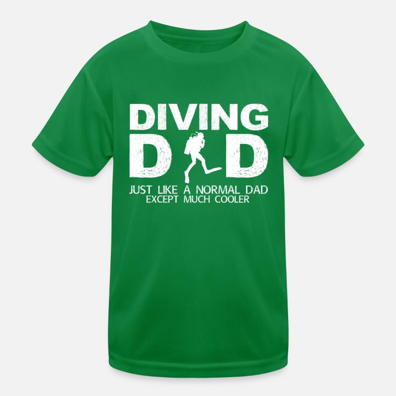 Papa Diver Kids Functional T-Shirt