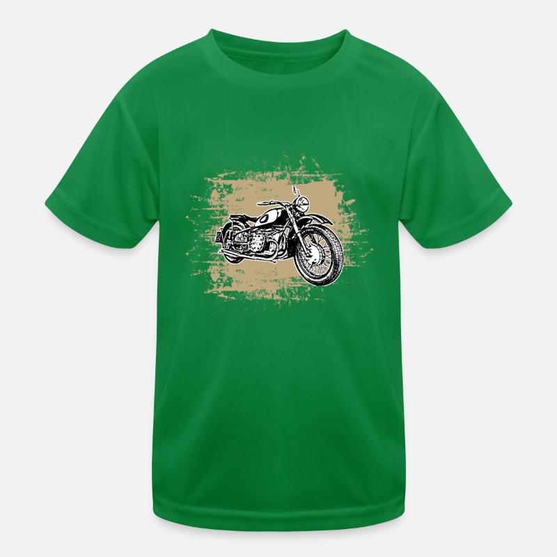 Mofa moped team Ural Ostalgie GDR mofa DDR mope Kids Functional T-Shirt