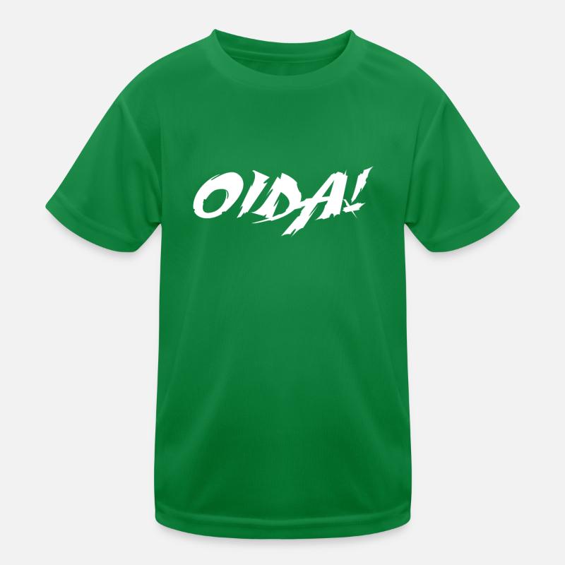 Oida! Bavarian joke saying Kids Functional T-Shirt