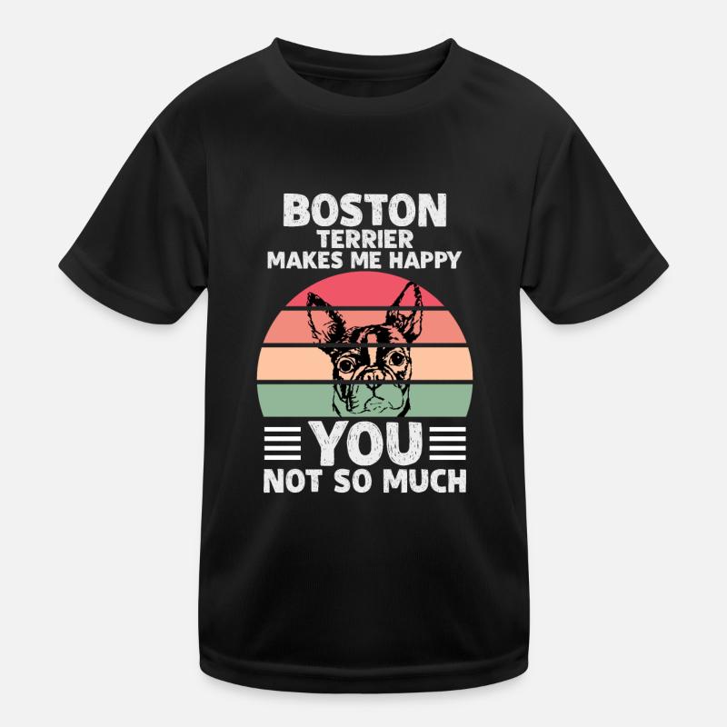 Boston Terrier, Boston Terrier Tierfreunde, Boston Kinder Funktions-T-Shirt