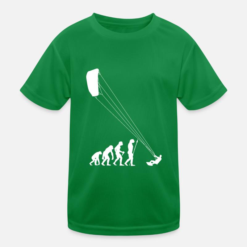 Evolution Kitesurf Surfer Kitesurf cadeau T-shirt sport Enfant