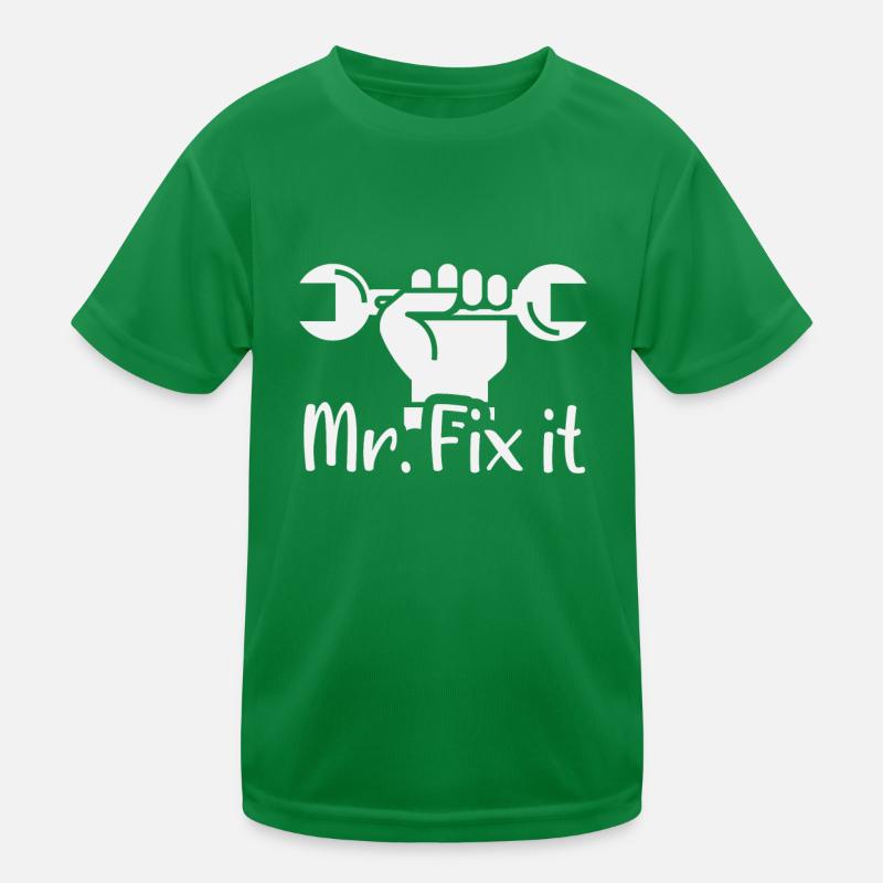 Mr. Fix It Kinder Funktions-T-Shirt