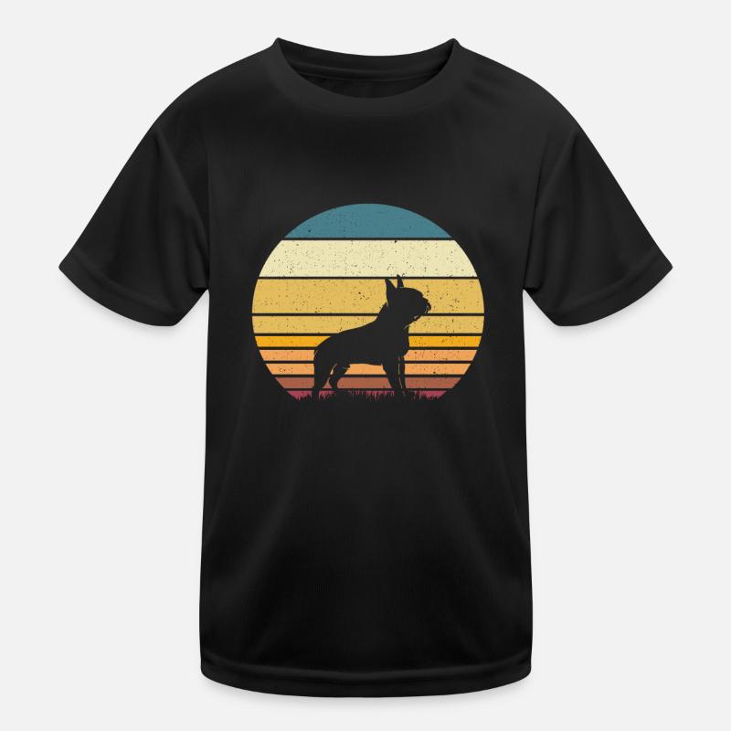 Boston Terrier Kinder Funktions-T-Shirt