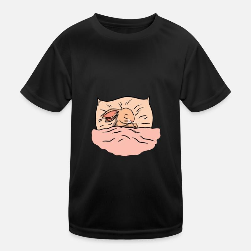 Lapin de lapin endormie T-shirt sport Enfant