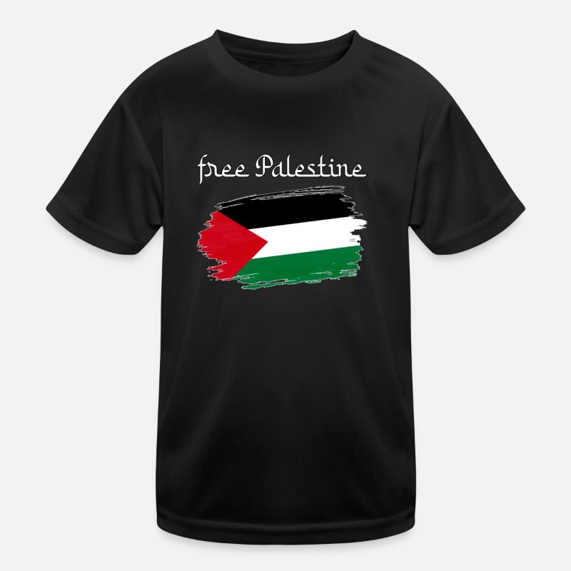 Palästina arabisch Flagge Freiheit Geschenk Kinder Funktions-T-Shirt