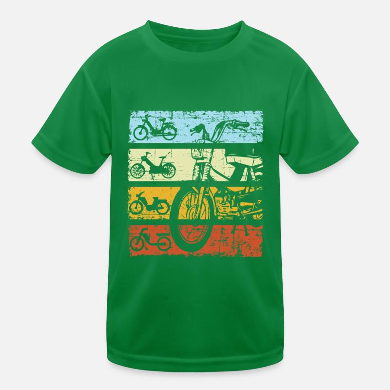 Mobylette Mobylette Scooter Maxi Mobylette Rétro T-shirt sport Enfant