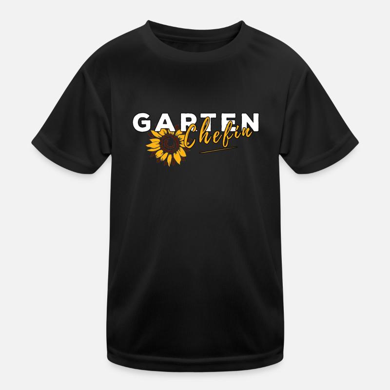Lustige Garten Sprüche Garten Chefin Hobbygärtner Kinder Funktions-T-Shirt