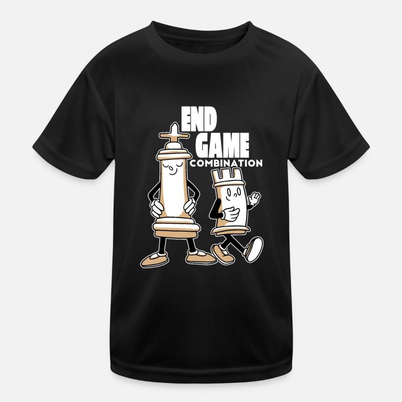 Schach Combo Kinder Funktions-T-Shirt