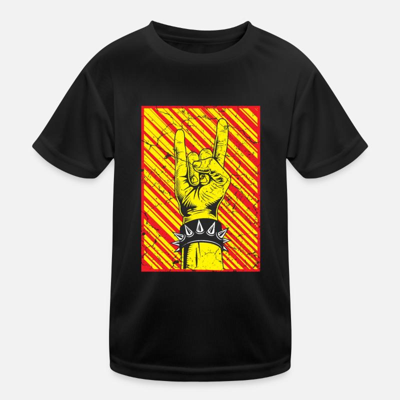 Teufelshorn Punks Punk Kinder Funktions-T-Shirt