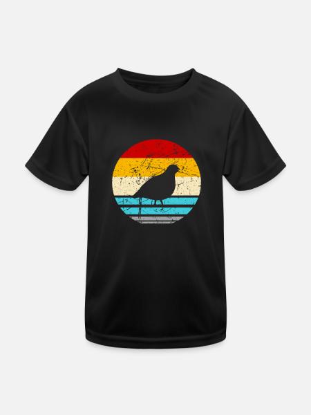 Caillettes cailles cailler cultivateurs de cailles - T-shirt sport Enfant - noir - Devant