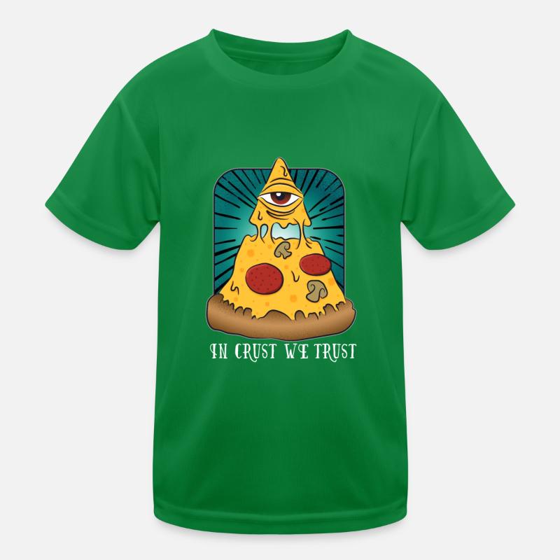 In Crust We Trust Kinder Funktions-T-Shirt