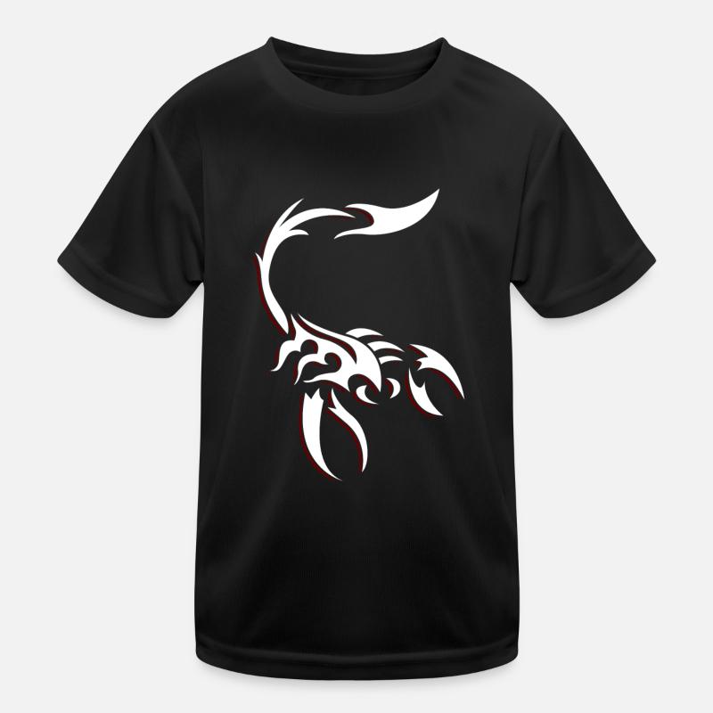 Tribal Scorpion T-shirt sport Enfant