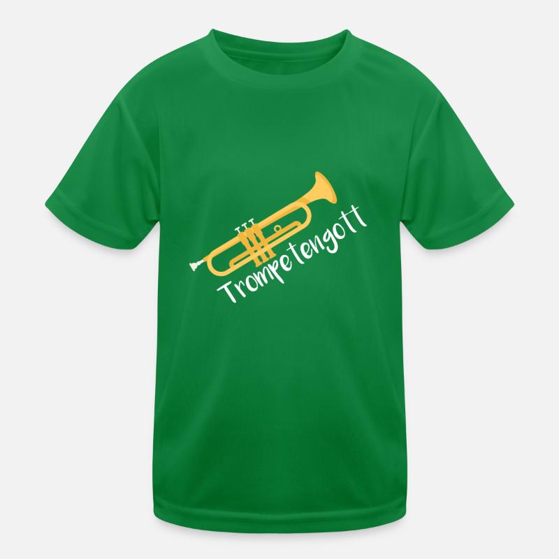 Trompete & Trompeter, Trompetengott Kinder Funktions-T-Shirt