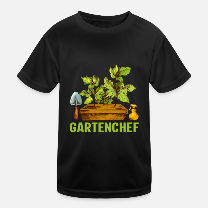 Gartenchef Kinder Funktions-T-Shirt