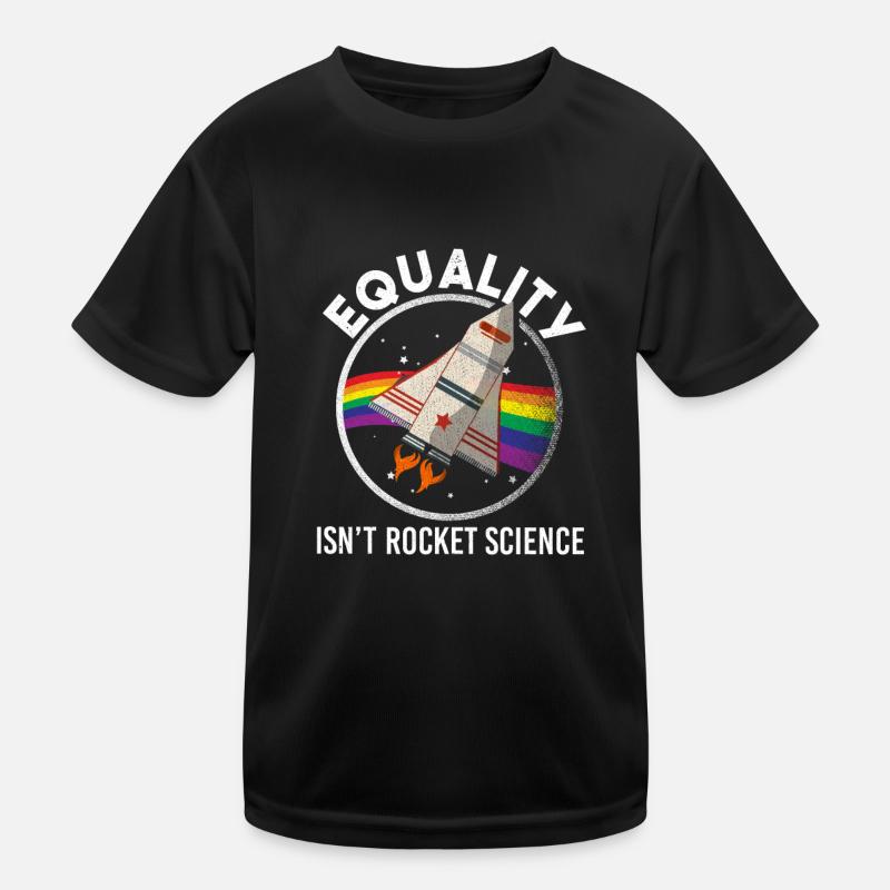 Rainbow Lesbian Pride LGBT drapeau CSD Homosexual T-shirt sport Enfant