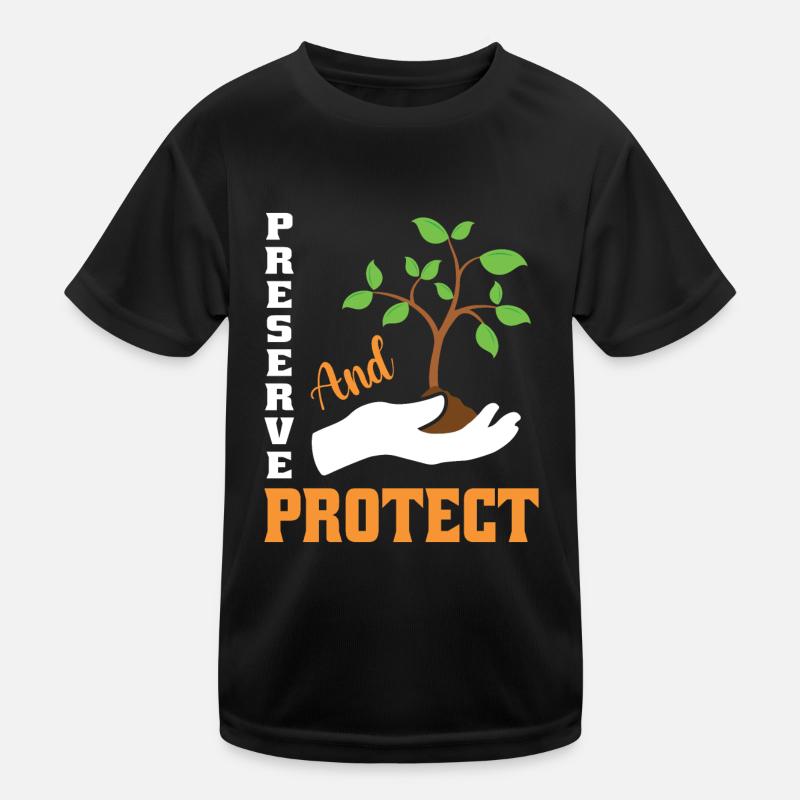 Preserve and Protect Conservation Kids Functional T-Shirt