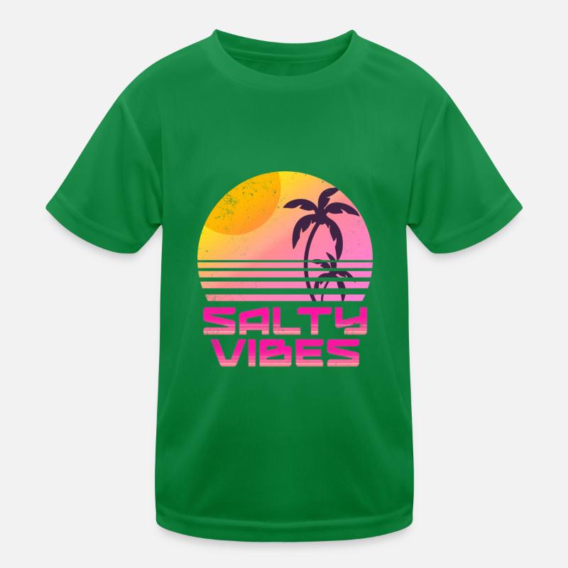 Sommer salt Funktionsshirt til børn