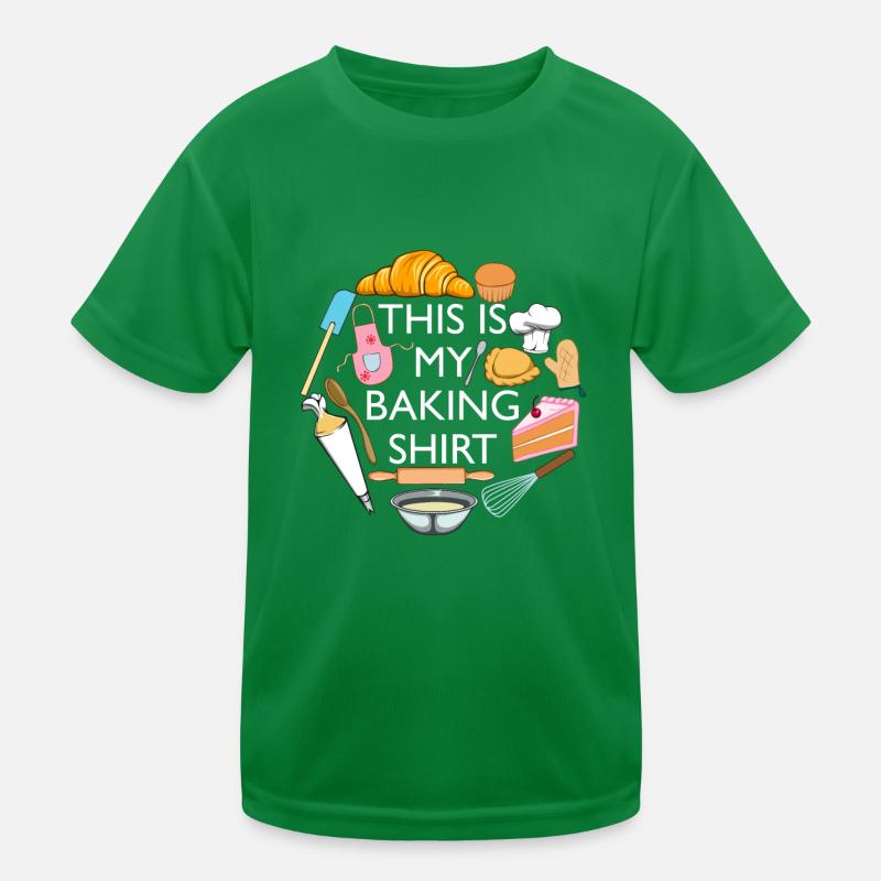Chef Baking and Cooking Hobby Chef Kids Functional T-Shirt