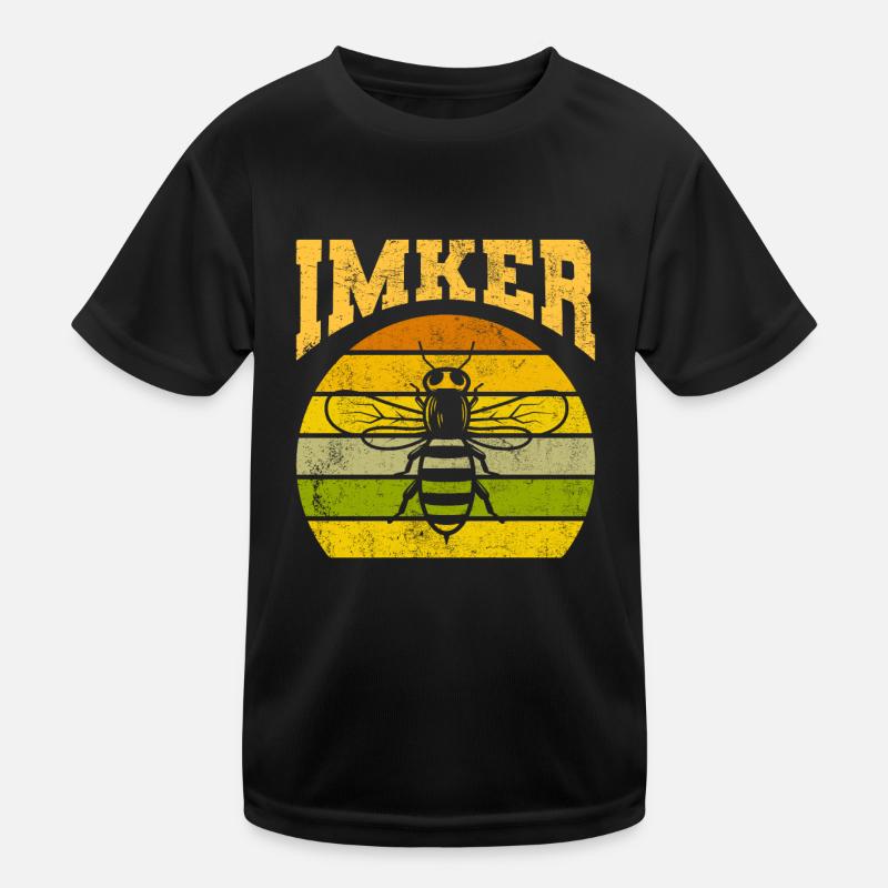 Imker Retro Vintage Kinder Funktions-T-Shirt