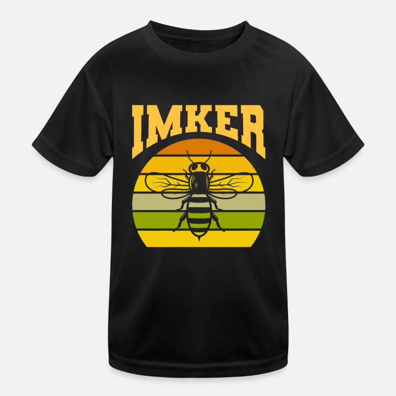 Imker Retro Vintage Geschenk Kinder Funktions-T-Shirt