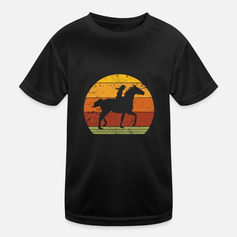 Muss Reiten Kinder Funktions-T-Shirt