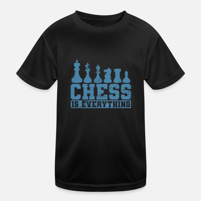 Chess is Everything Chess Pieces Kids Functional T-Shirt