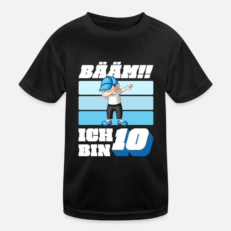 10. Geburtstag Jungen Jungs 10 Jahre Kinder Kinder Funktions-T-Shirt