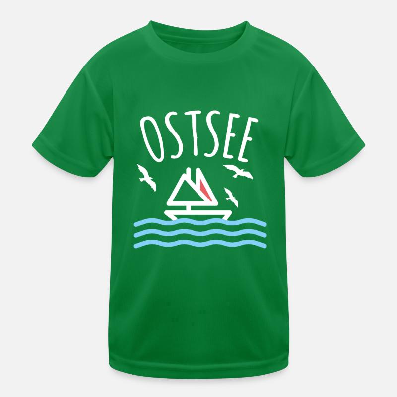 Ostsee Kinder Funktions-T-Shirt