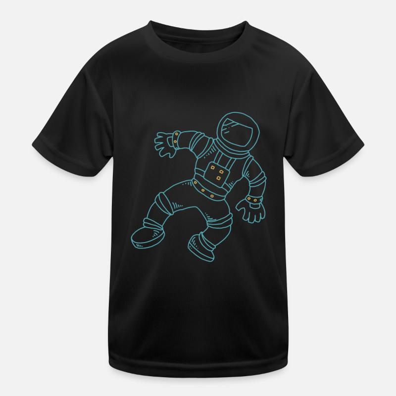 Astronaut Kinder Funktions-T-Shirt
