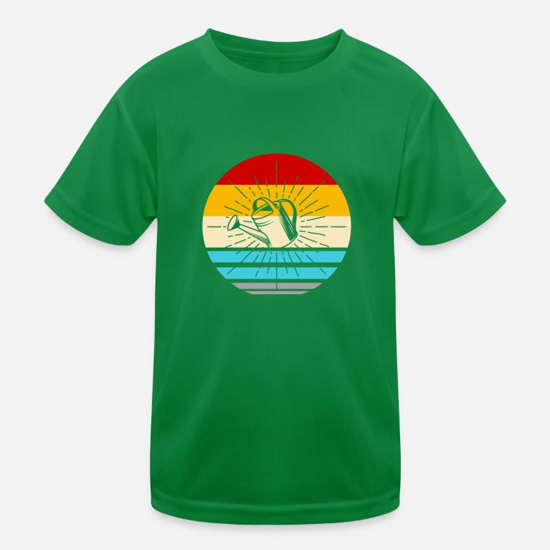 Garten Gärtner Gartenbau Gießkanne Kinder Funktions-T-Shirt