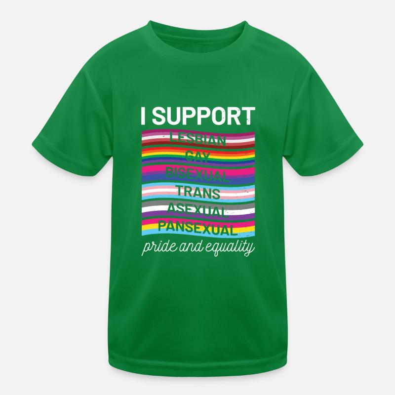 Rainbow Flag Kids Functional T-Shirt