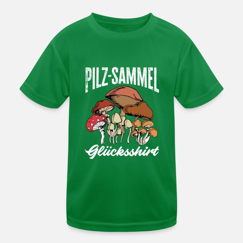 Champignons collection bonheur recherche de champignons cadeau T-shirt sport Enfant