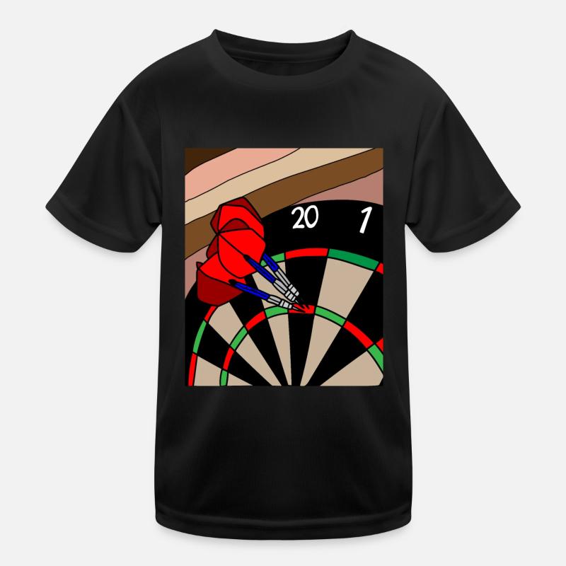 Jeu de fléchettes Joueurs avec fléchettes T-shirt sport Enfant