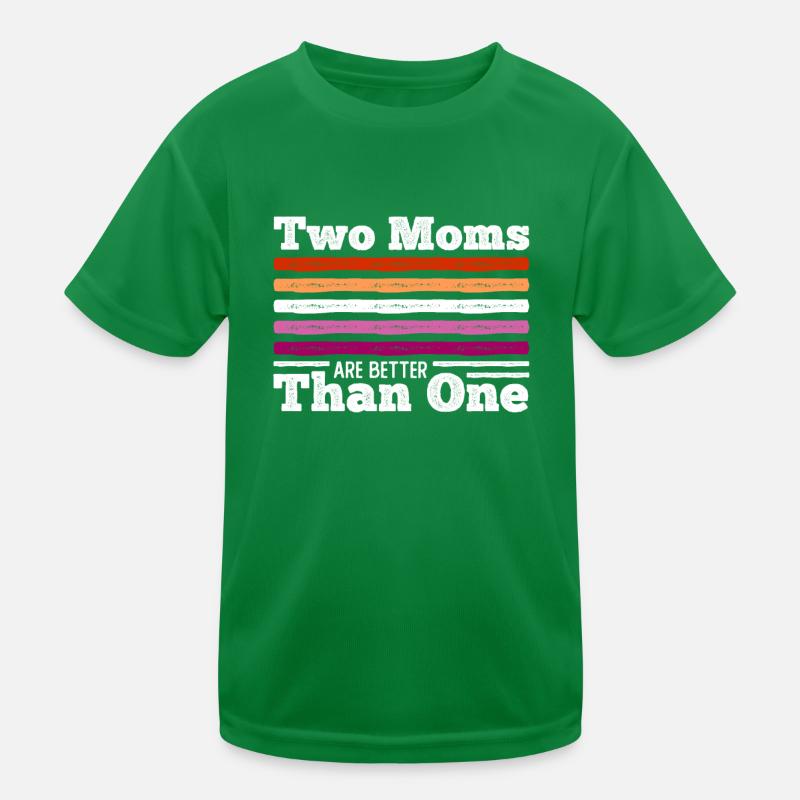 LGBTQ Lesbisch Bisexuell Lesbische Mutter Geschenk Kinder Funktions-T-Shirt