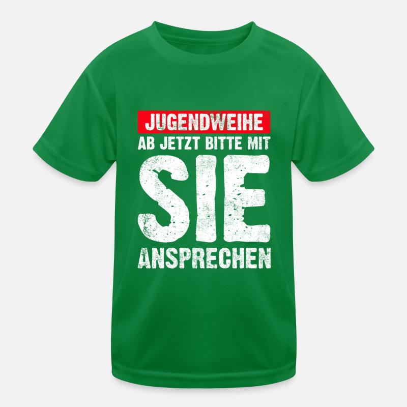 Jugendweihe Geschenkidee Kinder Funktions-T-Shirt