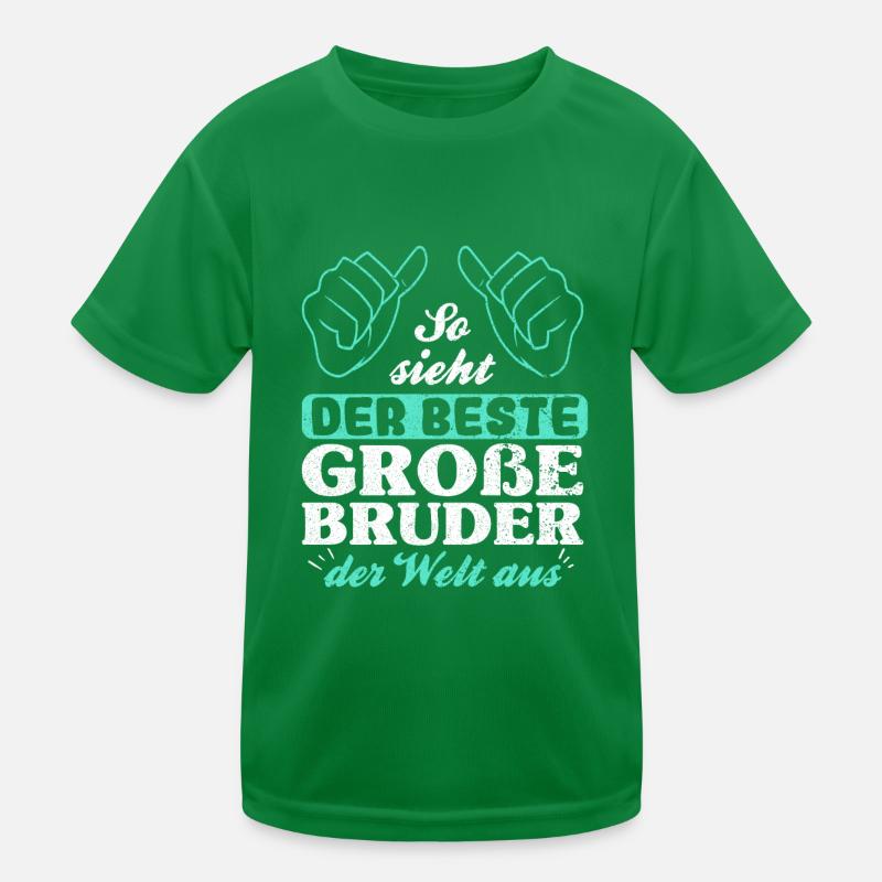 Bester Großer Bruder der Welt Geschenk Kinder Funktions-T-Shirt