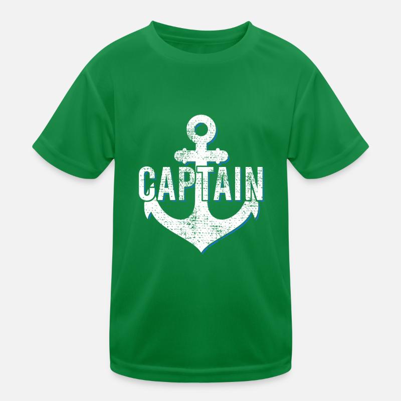 captain Kids Functional T-Shirt