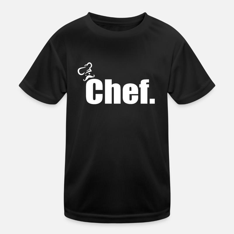 Barbecue Chef - BBQ Chef Chef Chef Chef Chef's Hat Kids Functional T-Shirt