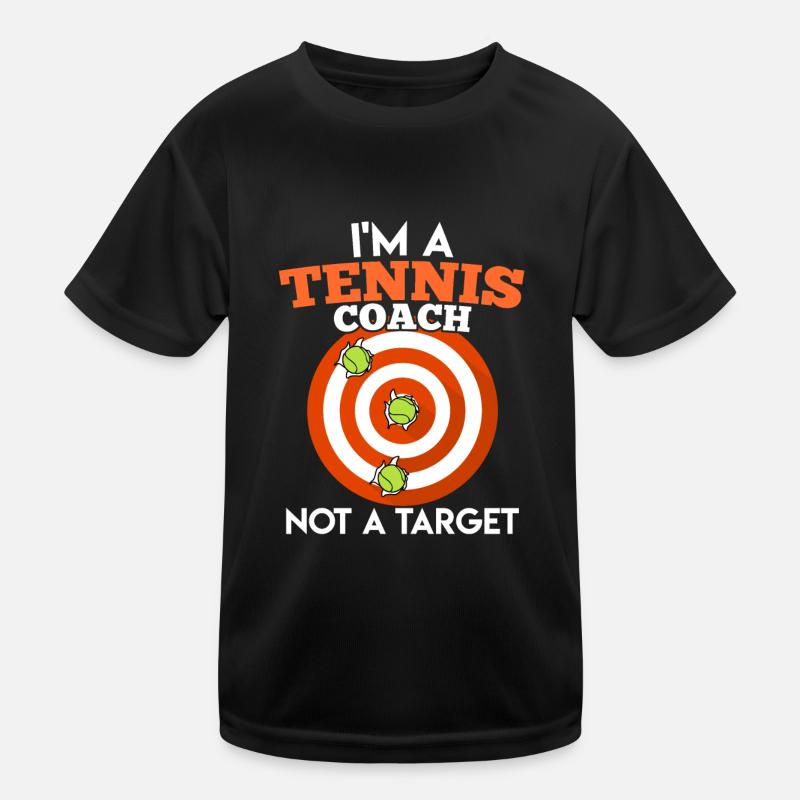 Entraîneur de tennis et pas cible cible T-shirt sport Enfant