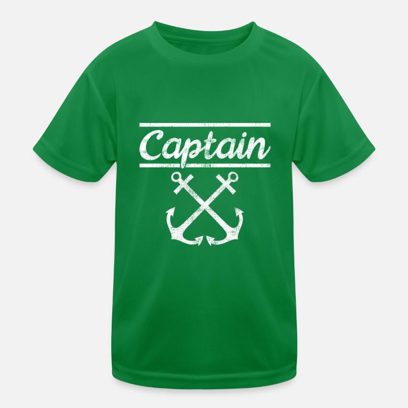 captain Kids Functional T-Shirt