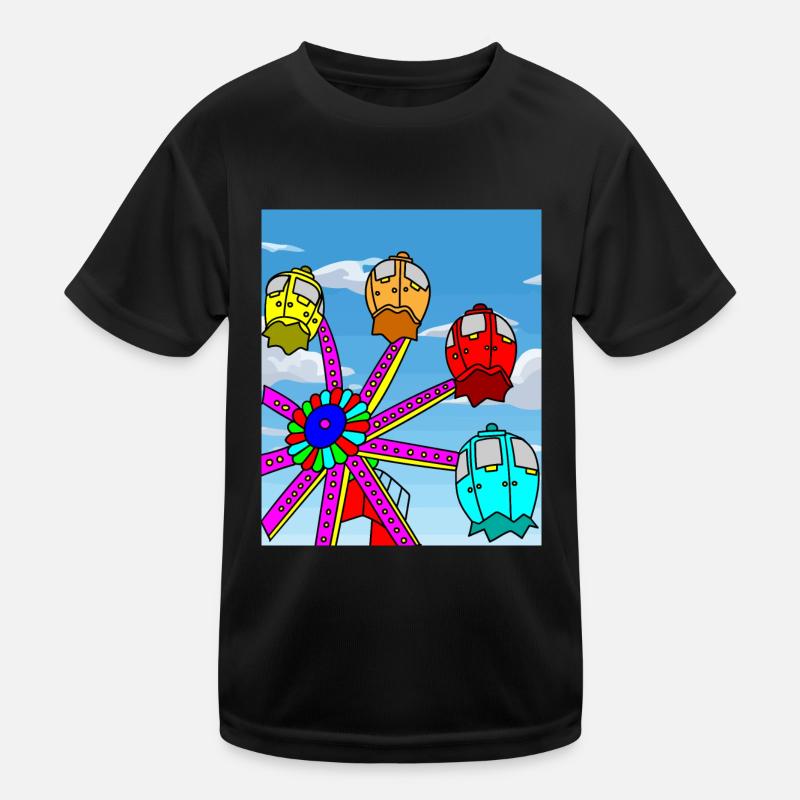 Kirmes Vergügungspark Freizeitpark Kinder Funktions-T-Shirt